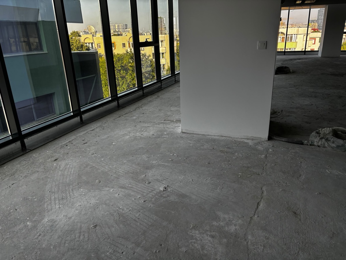 Pardoseală beton după construcție